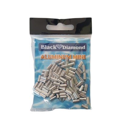 BLACK DIAMOND SLEEVE ALUMINUM SINGLE MINI  /100τεμ/ Μήκος 7mm /Πάχος 0.8mm