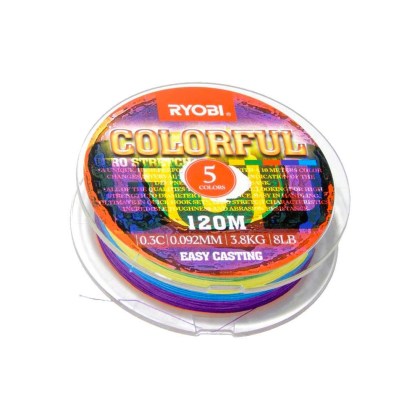 RYOBI ΝΗΜΑ COLORFUL PE x8 120m